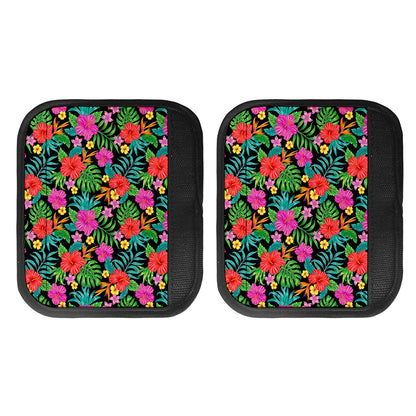 Colorful Hibiscus Flowers Pattern Print Handle Covers