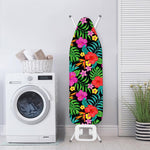 Colorful Hibiscus Flowers Pattern Print Ironing Board Cover