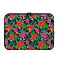 Colorful Hibiscus Flowers Pattern Print Laptop Sleeve