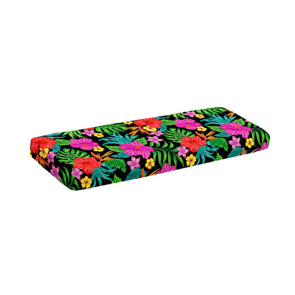 Colorful Hibiscus Flowers Pattern Print Piano Keyboard Cover