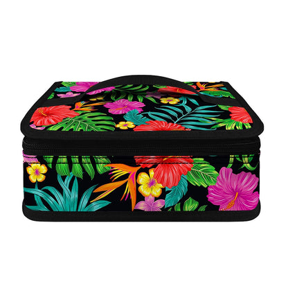 Colorful Hibiscus Flowers Pattern Print Small Lunch Bag