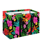 Colorful Hibiscus Flowers Pattern Print Utility Tote Bag