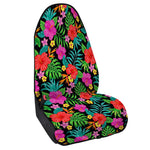 Colorful Hibiscus Flowers Pattern Print Waterproof Car Seat Cover