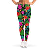 Colorful Hibiscus Flowers Pattern Print Women's Leggings