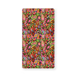 Colorful Hippie Peace Signs Print Baby Crib Sheet