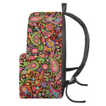 Colorful Hippie Peace Signs Print Backpack