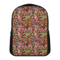 Colorful Hippie Peace Signs Print Casual Backpack