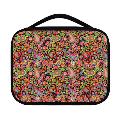 Colorful Hippie Peace Signs Print Classic Bible Case