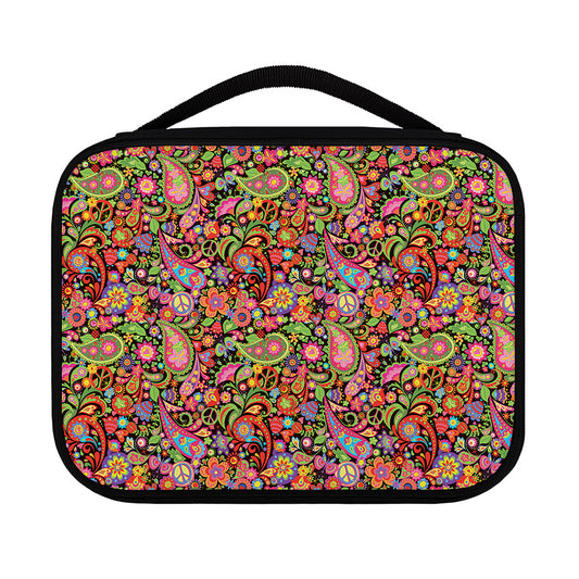 Colorful Hippie Peace Signs Print Classic Bible Case