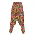 Colorful Hippie Peace Signs Print Hammer Pants