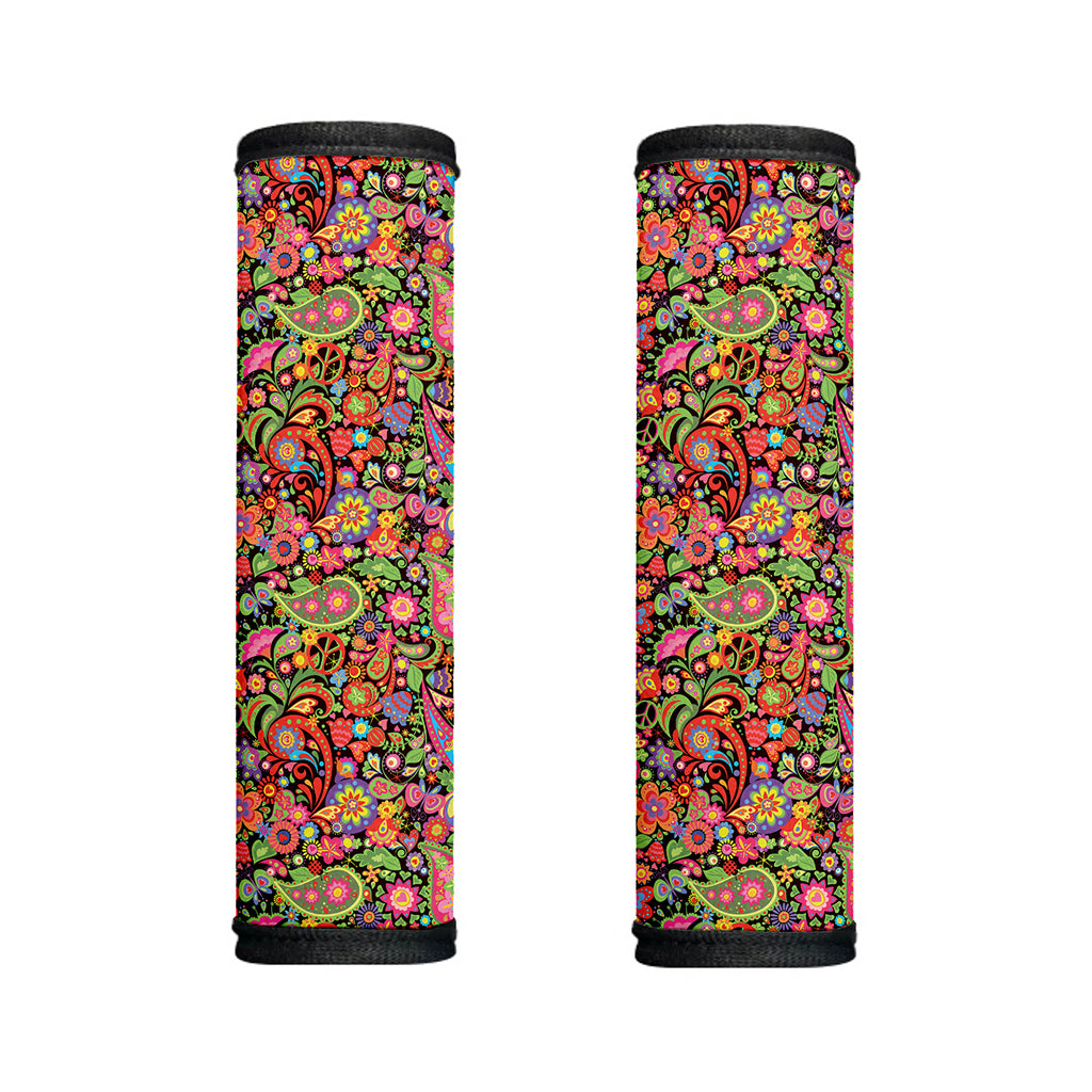 Colorful Hippie Peace Signs Print Handle Covers