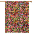 Colorful Hippie Peace Signs Print House Flag