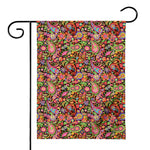 Colorful Hippie Peace Signs Print House Flag