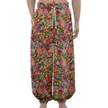 Colorful Hippie Peace Signs Print Lantern Pants