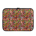 Colorful Hippie Peace Signs Print Laptop Sleeve