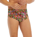 Colorful Hippie Peace Signs Print Men's Briefs