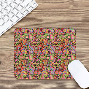 Colorful Hippie Peace Signs Print Mouse Pad