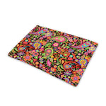 Colorful Hippie Peace Signs Print Pet Cooling Mat Cover