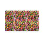 Colorful Hippie Peace Signs Print Polyester Flag