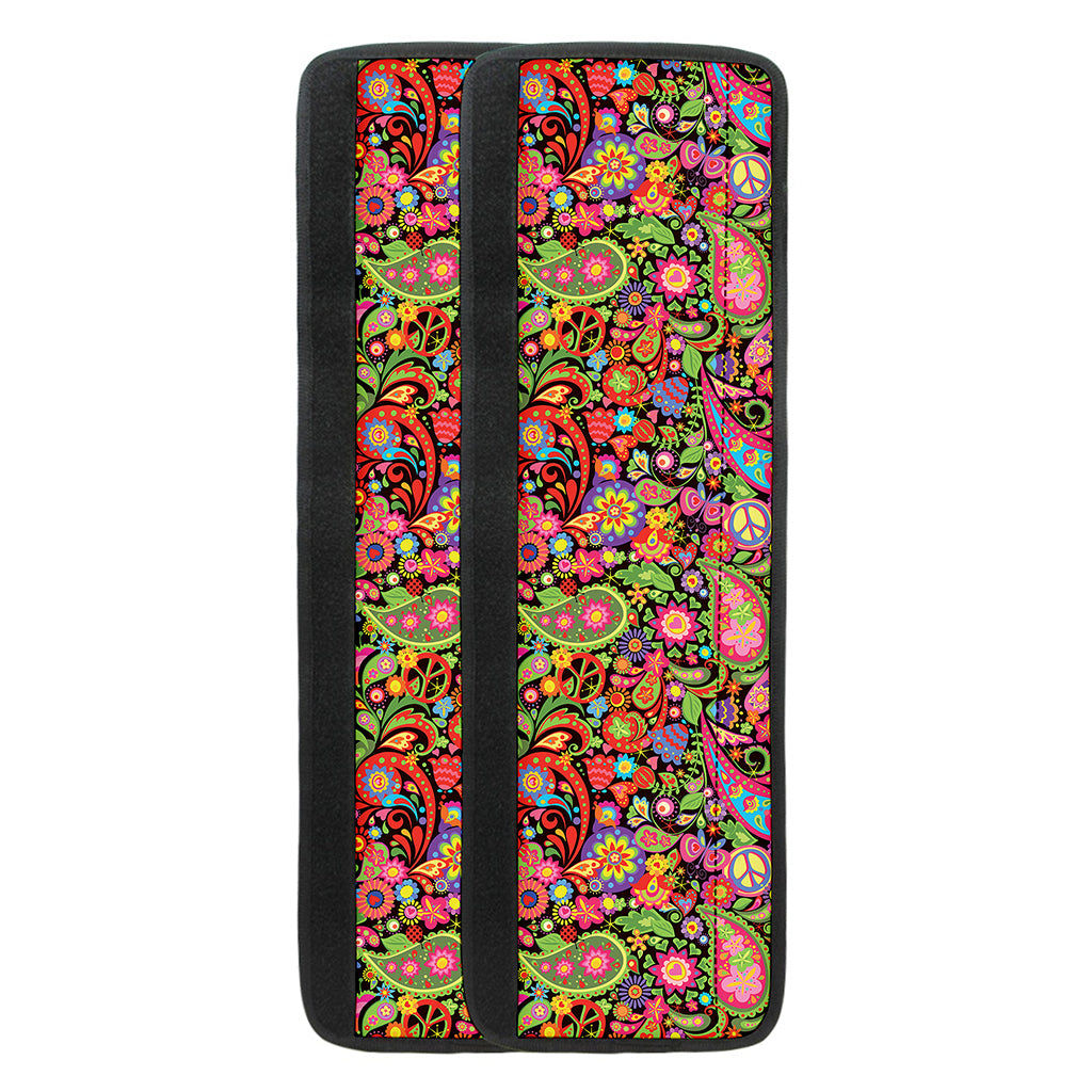 Colorful Hippie Peace Signs Print Refrigerator Handle Covers
