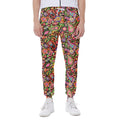 Colorful Hippie Peace Signs Print Joggers