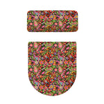 Colorful Hippie Peace Signs Print Toilet Lid And Tank Cover Set