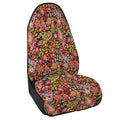 Colorful Hippie Peace Signs Print Waterproof Car Seat Cover