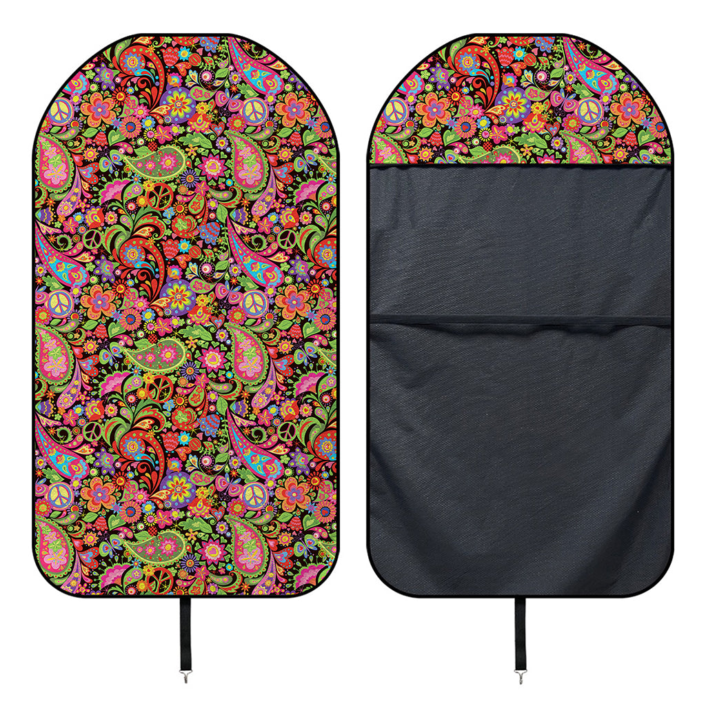 Colorful Hippie Peace Signs Print Waterproof Car Seat Cover
