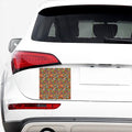 Colorful Hippie Peace Symbols Print Car Sticker