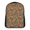 Colorful Hippie Peace Symbols Print Casual Backpack