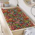 Colorful Hippie Peace Symbols Print Changing Pad Cover