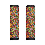 Colorful Hippie Peace Symbols Print Handle Covers