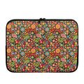 Colorful Hippie Peace Symbols Print Laptop Sleeve