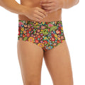 Colorful Hippie Peace Symbols Print Men's Briefs