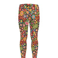 Colorful Hippie Peace Symbols Print Men's Leggings