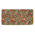 Colorful Hippie Peace Symbols Print Towel