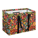 Colorful Hippie Peace Symbols Print Utility Tote Bag