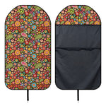 Colorful Hippie Peace Symbols Print Waterproof Car Seat Cover