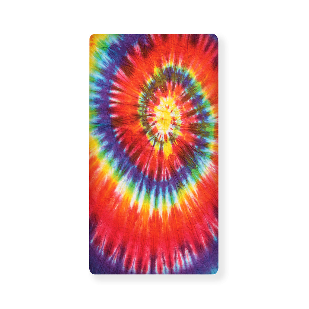 Colorful Hippie Tie Dye Print Baby Crib Sheet