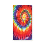 Colorful Hippie Tie Dye Print Baby Crib Sheet