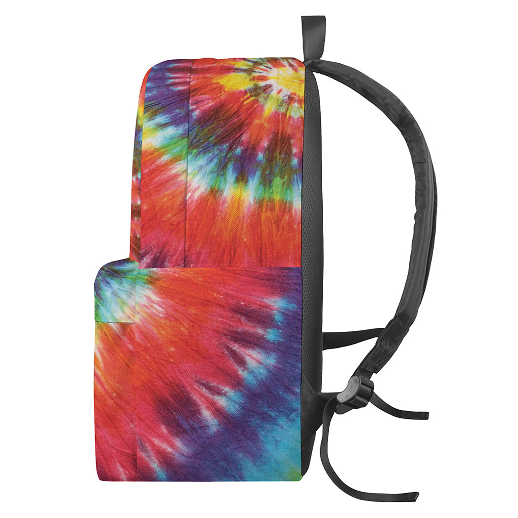 Colorful Hippie Tie Dye Print Backpack