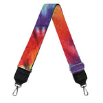 Colorful Hippie Tie Dye Print Bag Strap