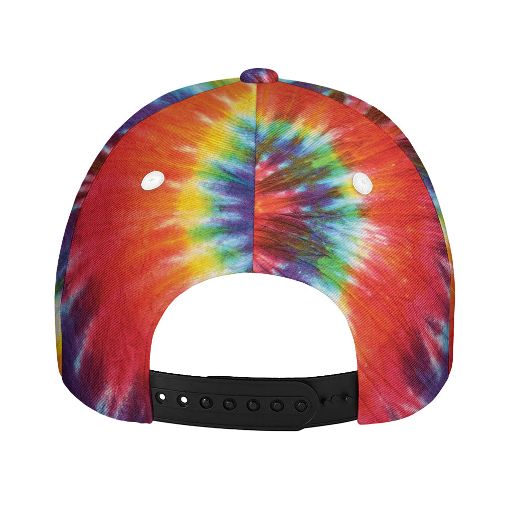 Colorful Hippie Tie Dye Print Baseball Cap