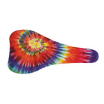 Colorful Hippie Tie Dye Print Bicycle Seat Cover