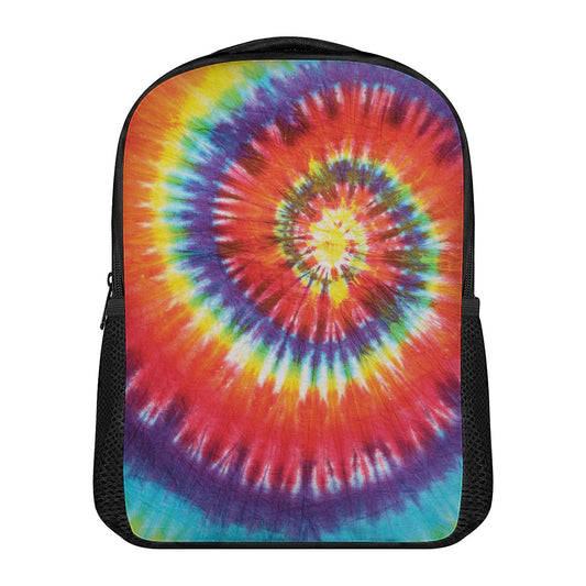 Colorful Hippie Tie Dye Print Casual Backpack