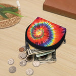 Colorful Hippie Tie Dye Print Coin Purse