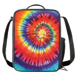 Colorful Hippie Tie Dye Print Crossbody Lunch Bag