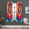 Colorful Hippie Tie Dye Print Curtain