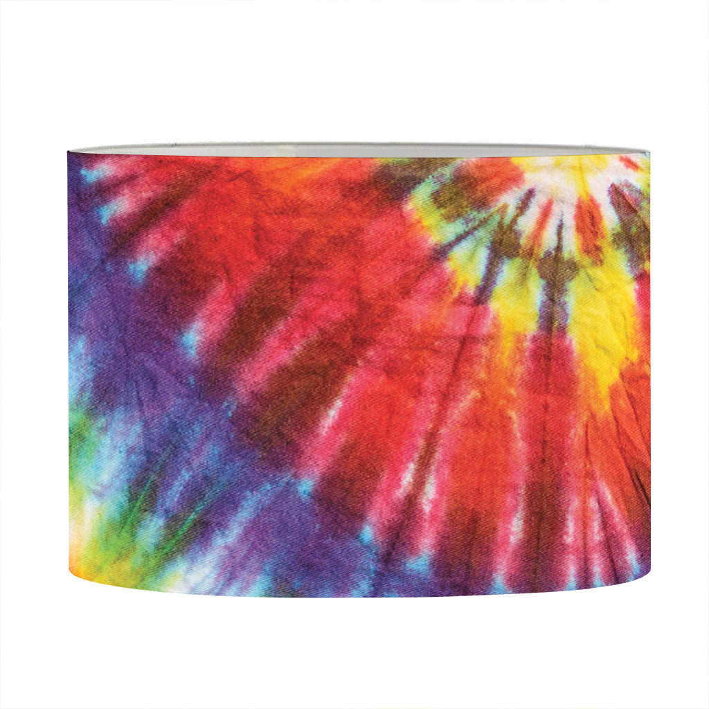 Colorful Hippie Tie Dye Print Drum Lamp Shade