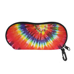 Colorful Hippie Tie Dye Print Glasses Case